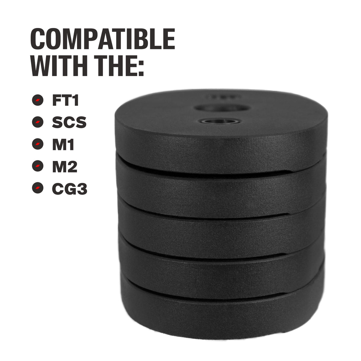 50 lb Weight Stack Add-On Plate | Inspire Fitness