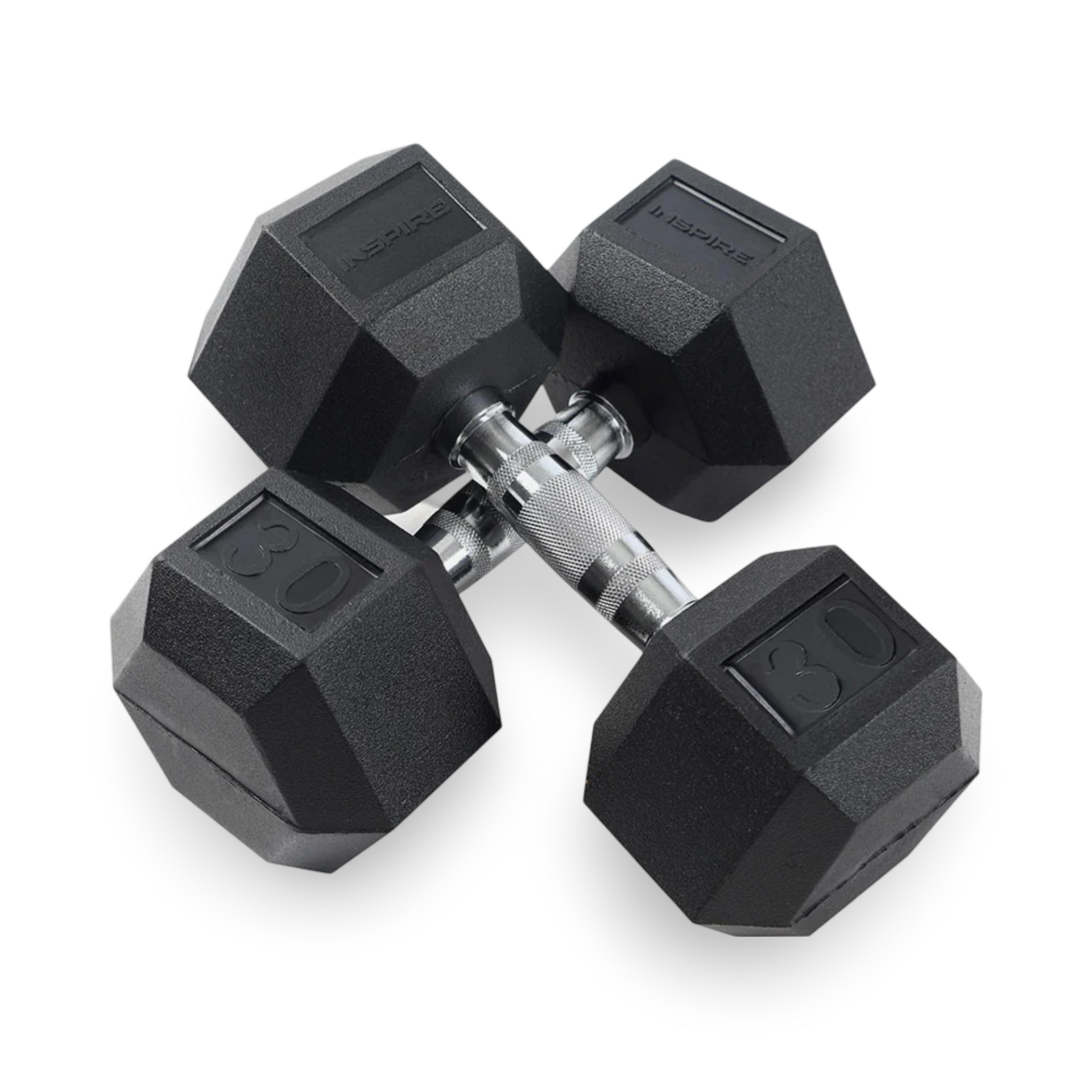 550 LB Rubber Dumbbell Set (5-50 LB)