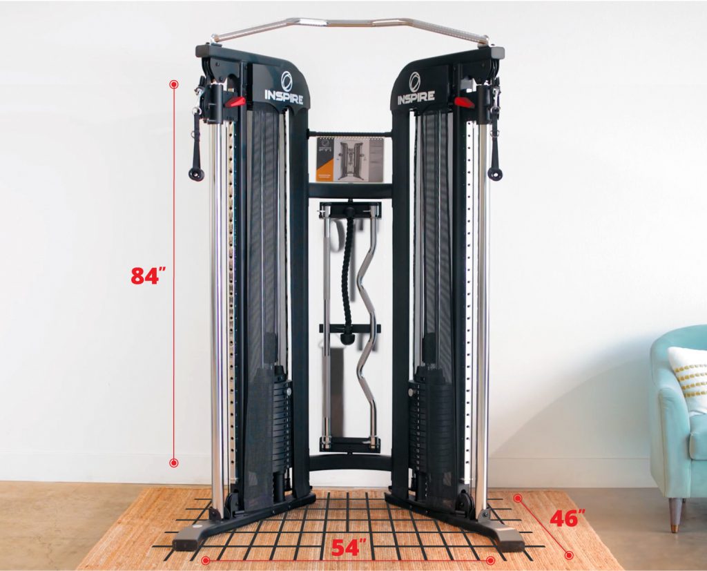 FT1 Functional Trainer Dimensions 84" x 54" x 46"