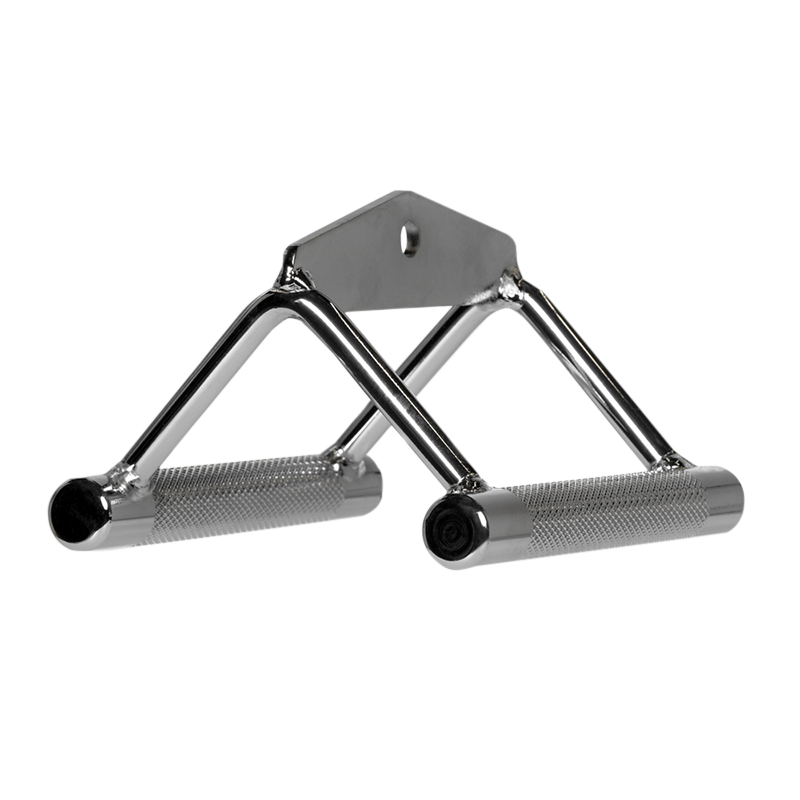 Home Gym Chinning Triangle Bar Handle Double D Low Row Handle With Rubber US 